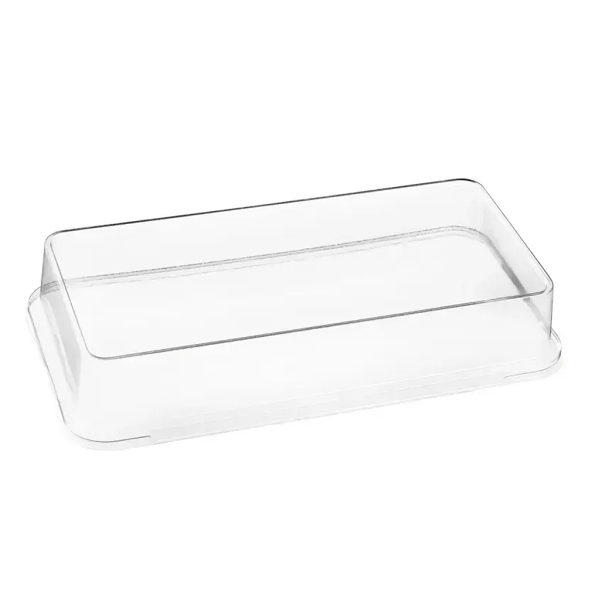 Couvercle PET pour assiette pulpe 203x103x35mm (par 200)
