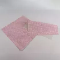 Papier duplex 40x64cm Vichy rose