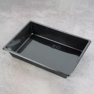 Ravier rPET noir 173 × 124 × 33 mm (par 600)
