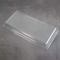 Couvercle rPET pour ravier 269 × 132 × 34 mm dôme (par 260)