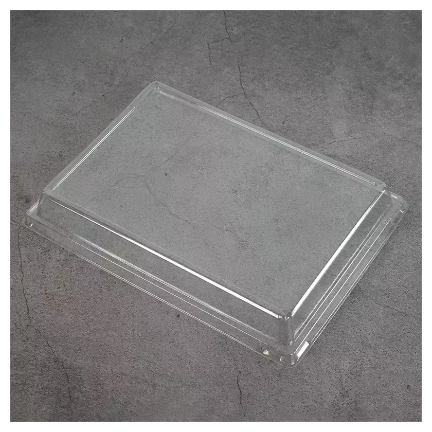 Couvercle rPET pour ravier 173 × 124 × 33 mm dôme (par 600)