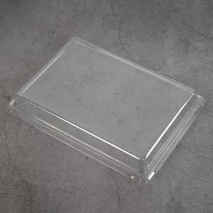 Couvercle rPET pour ravier 173 × 124 × 33 mm dôme (par 600)