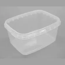 Ravier PP 300ml transparent 108 × 86 × 52 mm (carton 1200)