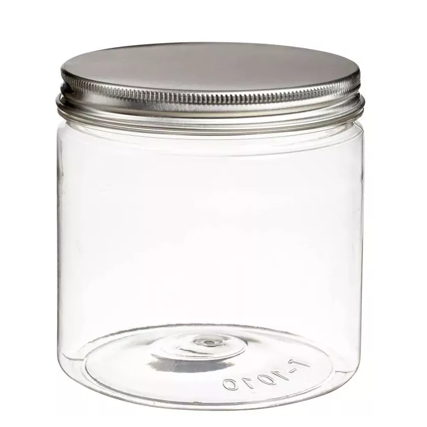 Pot PET avec couvercle alu à visser 700ml d100xh100mm (par 120)