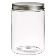 Pot PET avec couvercle alu à visser 1L d100xh145mm (par 36)