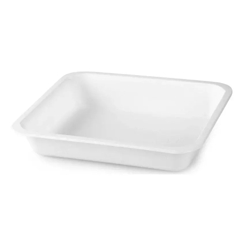 Barquette PP blanche 1 compartiment 227x178x40mm (carton 360)