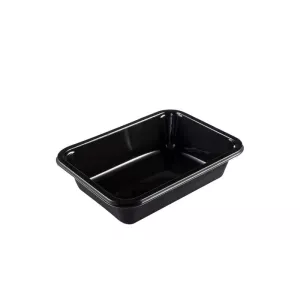 Barquette CPET noire 1 compartiment 187x137x45mm 770ml (par 432)