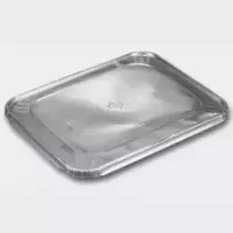 Couvercle aluminium préformé 320 × 260 mm pour bac GN 3,6L et R2C 1/2 (par 100)