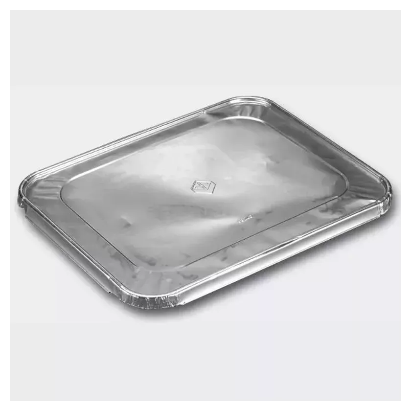 Couvercle aluminium préformé 320 × 260 mm pour bac GN 3,6L et R2C 1/2 (par 100)
