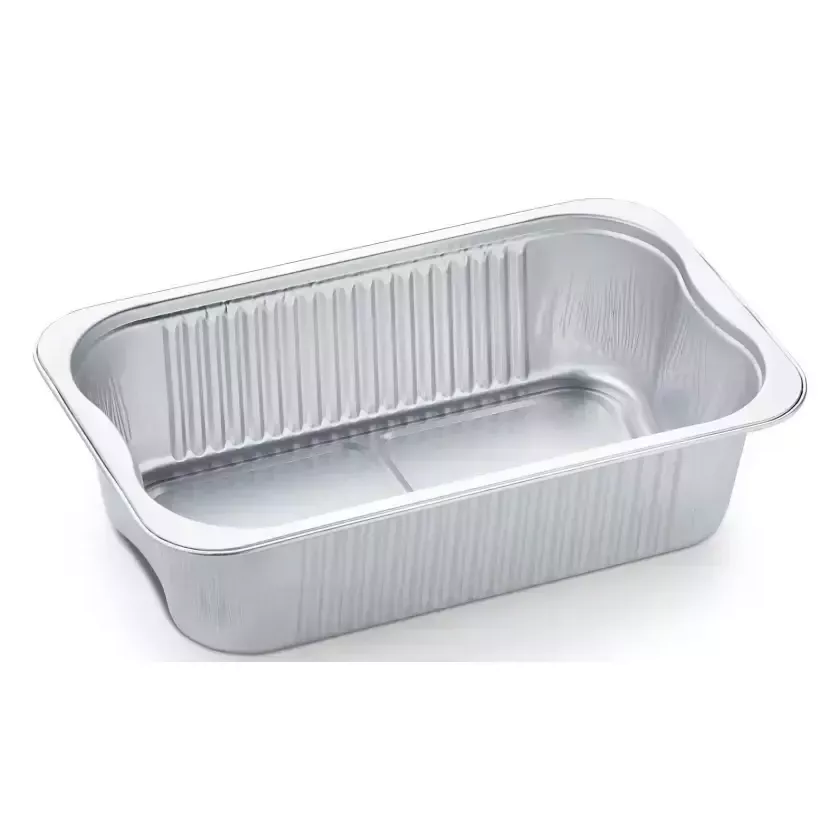 Barquette aluminium R2C (1,365L - 230 × 145 × 60 mm)