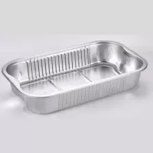 Barquette aluminium R2C (1,45L - 264 × 162 × 47 mm)