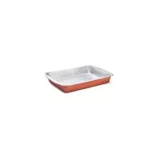 Barquette aluminium R2C (3,15L cuivre - 368 × 249 × 48 mm)