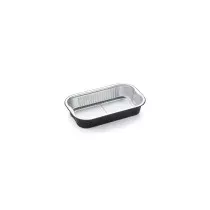 Barquette aluminium R2C (940ml noir - 234 × 138 × 43 mm)