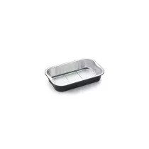 Barquette aluminium R2C (1,45L noir - 264 × 162 × 47 mm)