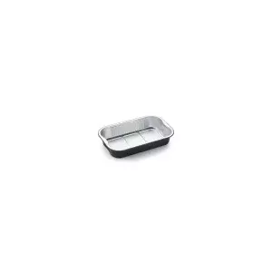 Barquette aluminium R2C (1,45L noir - 264 × 162 × 47 mm)