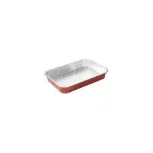 Barquette aluminium R2C (1,79L rouge - 281 × 191 × 42 mm)