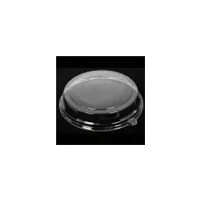 Couvercle PET plat rond transparent (Ø26cm)