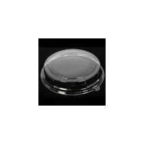 Couvercle PET plat rond transparent (Ø23cm)