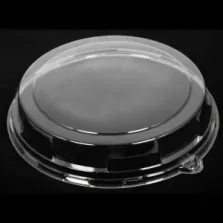 Couvercle PET plat rond transparent (Ø23cm)