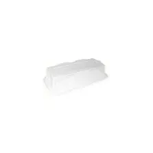 Couvercle PET plat rectangulaire transparent (35 × 16cm)