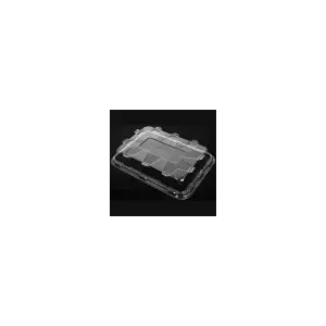 Couvercle PET plat rectangulaire transparent (55 × 37cm)