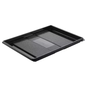 Ravier rPET noir 320 × 250 × 20 mm 1 compartiment (par 120)