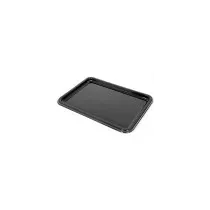 Plat PET rectangulaire noir 35 × 24cm (par 50)