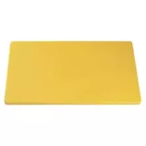 Planche à découper jaune 600x330mm épaisseur 40mm