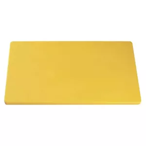 Planche à découper jaune 600x330mm épaisseur 40mm