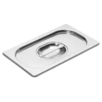 Couvercle GN 1-4 inox sans découpe