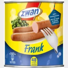 Saucisses Frankfurt boite 48pc Zwan (plateau de 6 pièces)
