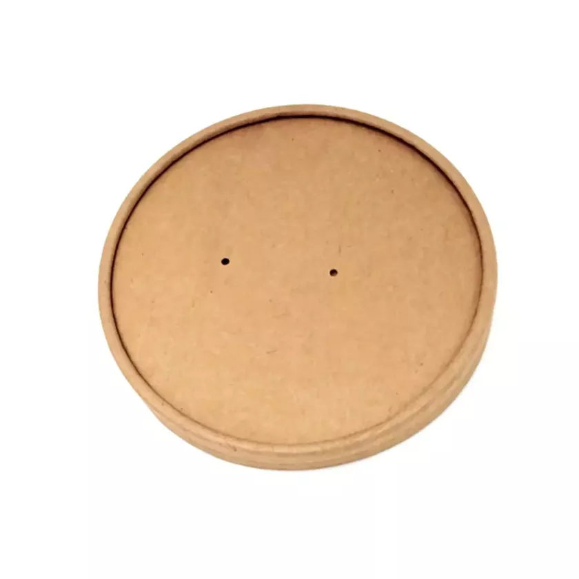 Carton/PE couvercle brun d99mm (carton de 500 pièces)