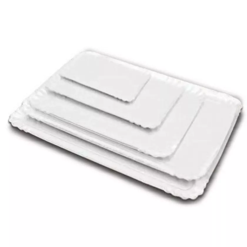 Carton plateau blanc 14x19cm (carton de 400 pièces)