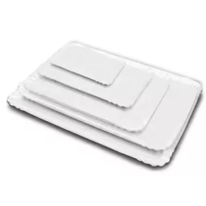 Carton plateau blanc 19x28cm (carton de 200 pièces)