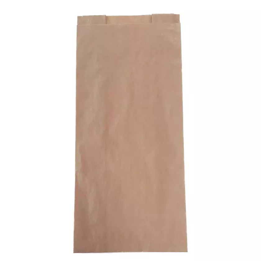 Sac papier stand brun 40g 10P ficele 410x180x(2x50)mm Linepack (carton de 1 000 pièces)