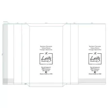 Sac pain imprime par blanc 400x220x(2x52)mm 1kg rond Leitz Olivier