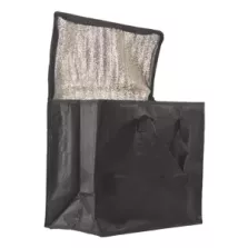 PP sac isotherme tisse noir 360x300+200mm (carton de 50 pièces)