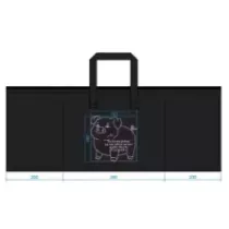 PP sac isotherme tisse Imprime 360x300+200mm - 1c la Ferme Delval (carton de 50 pièces)
