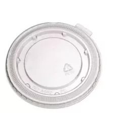 PET couvercle plat transparent pour PET cup diametre 92,7mm (carton de 1 000 pièces)