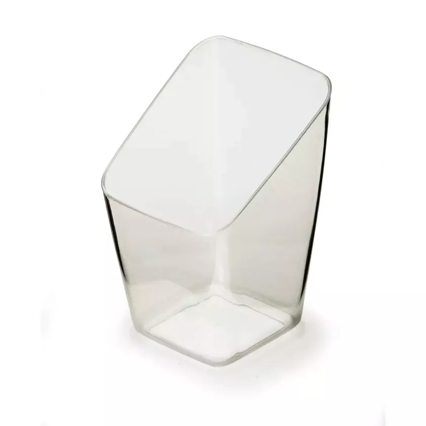 Tasting glass transparent 40x40x75mm Sabert (carton de 200 pièces)