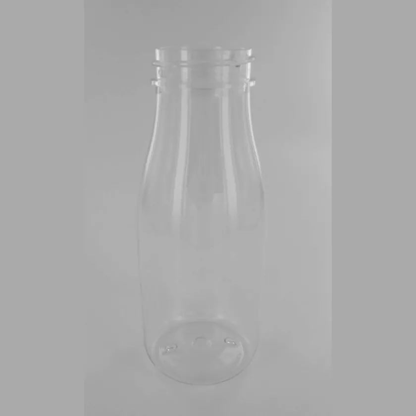 PET flacon 250ml transparent Perrette diametre 56 hauteur 140mm (carton de 100 pièces)