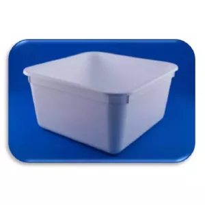 PP ravier 180x180x95mm blanc injection (carton de 124 pièces)
