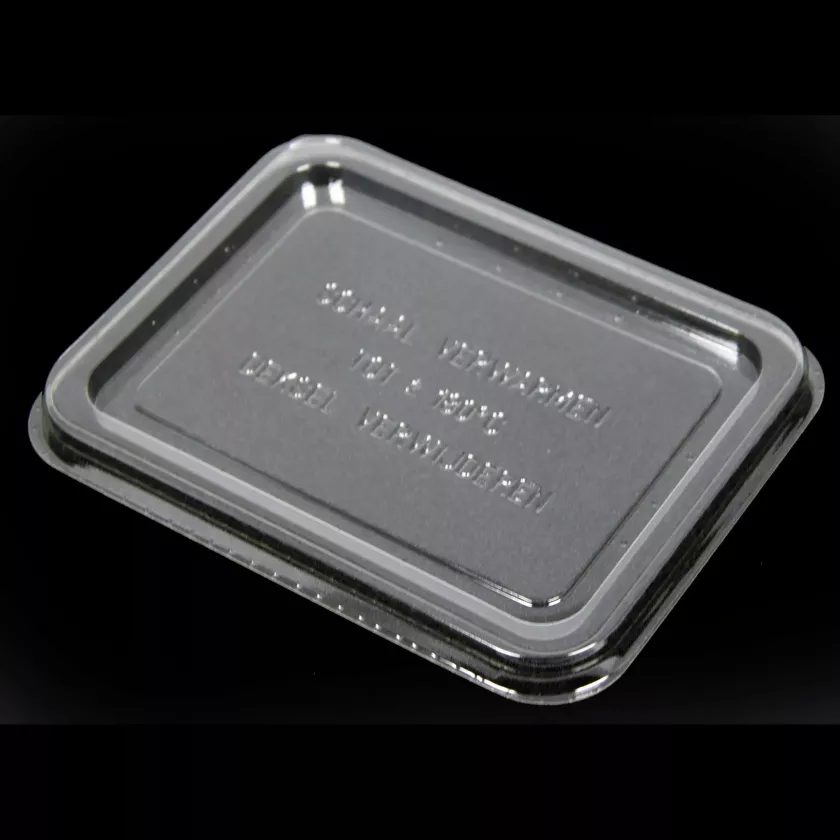 Apet COUVERCLE169x135x15mm transp pour CPET ravier 1052 175x125mm (carton de 500 pièces)