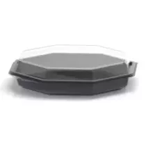 Octaviewbox froid gris 230x230x50mm Duni 211937 (carton de 192 pièces)