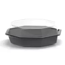 Octaviewbox froid gris 230x230x80mm Duni 211939 (carton de 180 pièces)