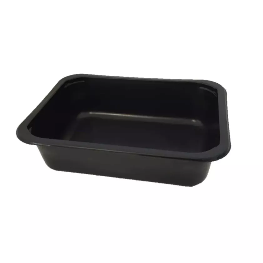 PP tray 187x137x50mm noir Legere - M (carton de 540 pièces)