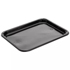 PP tray 227x178x15mm noir 1COMP 2227-1R - F (carton de 384 pièces)