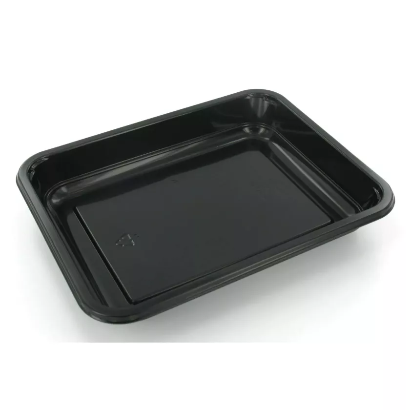 PP tray 227x178x32mm noir 1COMP 2227-1D - F (carton de 348 pièces)