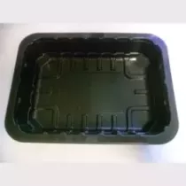 PP tray 187x137x37mm noir E - rw - vb Par 1120