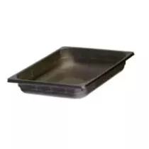 PP 1/2 GN H40 2,65L noir 325x265x40mm legere E (carton de 144 pièces)